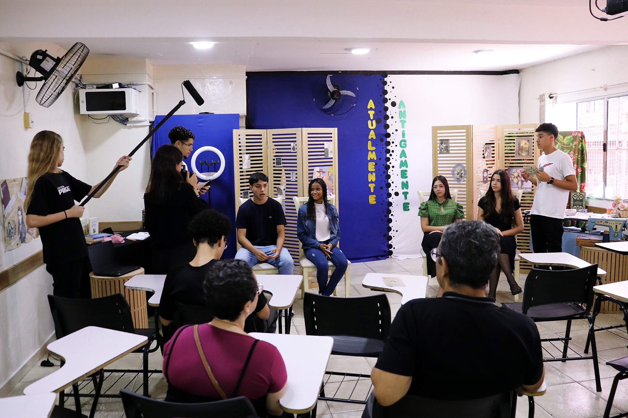 Projeto audiovisual com alunos do Ensino Médio