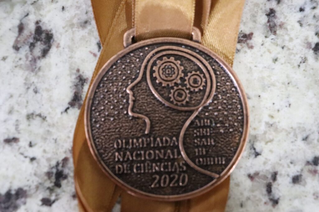 Medalha de bronze da Olimpíada Nacional de Ciências 2020